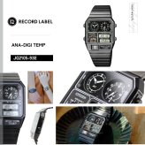 シチズン アナデジテンプ CITIZEN ANA-DIGI TEMP 復刻モデル 腕時計 メンズ レディース ブラック JG2105-93E
