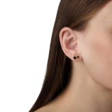 【無料ラッピング】  ヨンドシー 4℃ The Tidal K10イエローゴールド ピアス 片耳用 ブラックカルセドニー ブランド 正規品 新品 ギフト プレゼント 人気 おすすめ 誕生日 記念日 クリスマス 送料無料