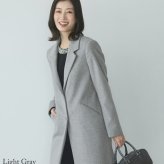 チェスターコート レディース ロング コート アウター カシミヤ ブレンド ウール 入学式 入園式 Filomo ロングコート シングル テーラード 大きいサイズ ママコーデ 30代 40代 50代 60代 卒業式 卒園式 ギフト プレゼント 6F (08000067r)