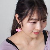 ピアス 金属アレルギー サージカルステンレス フック 落ちない 引っかからない 外れにくい フック 花びら フラワー タッセル 揺れる 上品 かわいい 大ぶり アシンメトリー ハロウィン コスプレ クリスマス パーティー