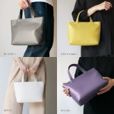 [日本製] 【ファスナー付き】ミニ トートバッグ 本革 【ヴァリアスカラー】メンズ レディース 大人 ミニトートバッグ 小さい 小さめ バッグ 手提げ 鞄 かばん / 軽量 軽い 革 レザー 帆布 / ビジネス オフィス 通勤 通学 男性 女性 おしゃれ シンプル 無地 推し活 日本製YKK