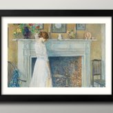 日本製 チャイルド ハッサム A3 サイズ ポスター アート おしゃれ 絵画 インテリア 北欧 イラスト マット紙 艶消し アートパネル 額 フレーム デザイン 壁掛け ギフト 新築祝い ディスプレイ  速達 送料無料