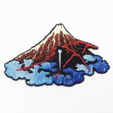 じゃポップ 葛飾北斎 山下白雨 刺繍ブローチ(MCD)