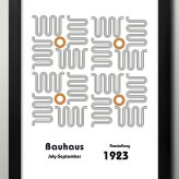 日本製 バウハウス BAUHAUS ミッドセンチュリー A3 サイズ ポスター アート おしゃれ 絵画 インテリア 北欧 イラスト マット紙 艶消し アートパネル 額 フレーム デザイン 壁掛け ギフト 新築祝い ディスプレイ  速達 送料無料
