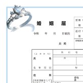 【役所に提出できる 当店オリジナルデザイン婚姻届】 【即納】【Everlasting Enchantment（永遠の魔法）】シンデレラのガラスの靴 婚姻届 2枚セットジミーチュウ ジミーチュー jimmy choo JIMMY CHOO JIMMY・CHOO風 