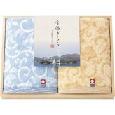 【直送】今治きらら ハンドタオル 2枚セット [26-7084-154] 53020 木箱入 今治タオル 和更紗 模様 情緒あふれる 自然の色彩 タオル ギフト プレゼント 内祝い お祝い 返礼品 日本製