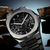 ディーワンミラノ D1 MILANO スケルトン リスタイリング オートマチック シルバー 腕時計 メンズ 自動巻き SKBJ10
