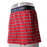 ポロラルフローレン：COTTON MODAL EXPOSED WB ボクサーショーツ（RL2000レッド/マルチストライプ) [ボクサーパンツ/ 男性下着/ メンズインナー/人気ブランド/おすすめギフト/誕生日プレゼント/メンズファッション]