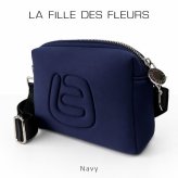 LA FILLE DES FLEURS ショルダーバッグ レディースバッグ ラ フィーユ デ フルール ネイビー / カーキ 軽い 肩掛け バッグ レディース おしゃれ トラベルバッグ 旅行 コンパクト 斜め掛け 小型バッグ ミニバッグ ポシェット 鞄 カバン