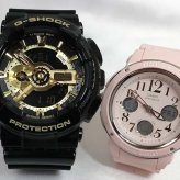 ペアウオッチ gショック G-SHOCK BABY-G ペア腕時計 カシオ 2本セット   アナデジ GA-110GB-1AJF BGA-150EF-4BJF   ブランド 婚約 夫婦 高級 クリスマス プレゼント  記念日　お祝い