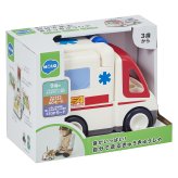 誕生日プレゼント Hola Toys オラトイズ 音がいっぱい 自分で走る きゅうきゅうしゃ 救急車 おもちゃ はたらく車 働く車 乗り物 サイレン 音が鳴る 音楽 ごっこ遊び お医者さんごっこ 人形付き ストレッチャー 体温計 注射器 知育玩具 男の子 女の子 お祝い ギフト