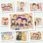 古希のギフトに、写真とは違うぬくもりが伝わる似顔絵です。相談しながら作れる、あたたかな似顔絵ギフトです。 似顔絵 古希 ギフト 名入れ 手描き プレゼント 贈り物 古希 長寿 記念 傘寿 大人数 祖父母 おばあちゃん おじいちゃん 下書き確認 名入れ 修正無料 喜ばれる 親孝行 そっくり 宝物 長寿祝い 70歳 一生もの 古希 家族 百寿祝い 闘病中の方への励まし 引っ越し 白寿祝い 二次会
