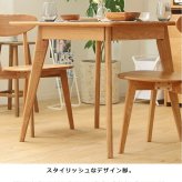 ダイニング家具 ダイニングテーブル おしゃれ 幅80cm 正方形 オーク 天然木 無垢 ダイニング テーブル 食卓 食卓テーブル 木製 無垢材 北欧 おすすめ 2人用 二人用 カフェ 新生活 ナチュラル リバー river