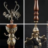 イタリア 家具 ヨーロピアン ヴェローナクラシック ウッドコートハンガー  ハンガースタンド 玄関 ヨーロッパ家具 クラシック 輸入家具 アンティーク風 イタリア製 洋服掛け カバン掛 帽子掛け おしゃれ 高級感 エレガント リモート テレワーク 在宅