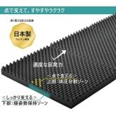敷き布団 西川 マットレス RAKURA シングル セミダブル ダブルラクラ ウレタン 体圧分散 三つ折り 厚さ9cm ムレにくい 抗菌 洗える側生地 圧縮梱包 コンパクトにお届け ゴールド 点で支える健康敷きふとん 高反発マットレス 敷き布団 腰痛