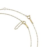 【無料ラッピング】  ヨンドシー 4℃ The Tidal K10イエローゴールド ネックレス ダイヤモンド ブランド 正規品 新品 ギフト プレゼント 人気 おすすめ 誕生日 記念日 クリスマス 送料無料