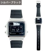 腕時計 バック・トゥ・ザ・フューチャー BACK TO THE FUTURE BTF003 デジタル時計 定形外 送料無料 アラーム機能 スヌーズ機能 カレンダー 時報 ストップウォッチ バックライト付 デロリアン パッケージ付