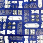 名探偵コナン くるくるショッピングバッグ アイコン ネイビー お買い物バッグ サブバッグ グッズ
