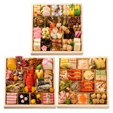 京都 しょうざん 和風おせち 紙屋川 三段重 4人前 72品目 御節料理 お正月 おせち 和惣菜 冷凍 縁起物 正月料理【沖縄県・離島 配送不可】