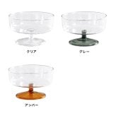 SKON スコン デザートグラス 190ml[デザート皿 ガラス 足つきグラス おしゃれ ガラス食器 脚付きグラス アイスクリームカップ ミニパフェグラス サンデーカップ 耐熱ガラス 食器 スタッキンググラス かわいい 北欧風]