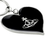 ヴィヴィアン ウエストウッド キーリング レディース ブランド Vivienne Westwood ロゴ ハート 82030008 OM0009 N401 BLACK ビビアン