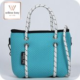 ウィローベイ ショルダーバッグ レディース ブランド WILLOWBAY ブティックタイニー マザーズバッグ  2WAY AQUA
