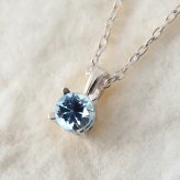アクアマリン ネックレスプラチナ ネックレス 3月誕生石 一粒 PT950 プラチナ950 白金 チェーン 長さ選べる 40cm 45cm 50cm ギフトラッピング可能 シンプル 華奢 上品 Rapture 彼女 妻 女性 レディース 誕生日 プレゼント ハロウィン 【品番：CG-RSP-29051PT-3】