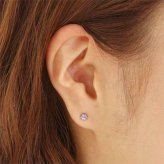 プラチナ 0.2ct タンザナイト ピアス 宝石 誕生石 12月 希少石 高貴 輝き シンプル スタッドピアス レディース アクセサリー ギフト プレゼント 記念日