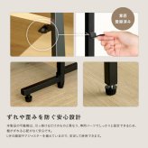 キッチンカウンター キッチン収納 ヴィンテージ調 調節可能両面 ラック 120cm：