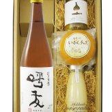 ★ 送料無料 ★ 呼友 ( こゆう ) 純米吟醸  720ml ＋ おつまみ 3種セット【 9425 】【 日本酒・おつまみセット 】【 要冷蔵 】【 ハロウィン 贈り物 ギフト プレゼント 誕生日 結婚のお祝い 】