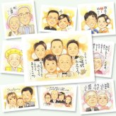 似顔絵 金婚式 ギフト 贈り物 名入れ 手描き プレゼント 金婚式 お祝い 記念日 結婚50周年 結婚記念日 大人数 家族 お父さん お母さん 両親 祖父母 夫婦 修正無料 名入れ 下書き確認 かわいい 実績多数 サプライズ 似てる 長寿 思い出 感謝 50周年 ホワイトデー 大量注文 お祝いの品 還暦祝い 喜寿祝い 喜ばれる ブライダルギフト イラスト オリジナル