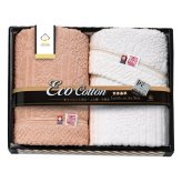 TZ Eco Cott 今治産 タオル ギフトセット 2種 計2枚入 マルチバスタオルほか 今治タオル 綿100％ タオルセット【北海道・沖縄県・離島 配送不可】