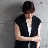 ステンレス クロスネックレス 細め 18KGP レディース ゴールドカラー ストーン 十字架 ペンダント 華奢 上品 きれいめ おしゃれ 大人 女性 アクセサリー 首飾り デイリー 重ね付け シンプル 繊細 小ぶり 普段使い 胸元