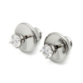 スワロフスキー SWAROVSKI ピアス アクセサリー 5408436 アトラクト ラウンド Attract Round シルバー+クリスタル