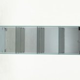推し活 棚 推し活収納 不二貿易 ガラスコレクションケース BAAL 4段 ホワイト 扉付き 収納機能 高さ119.5cm 幅39cm 奥行30cm 可動 アイテム収納に最適