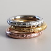 ステンレス 福リング 色んな字体 文字 刻印 甲丸リング ゴールド シルバー ピンク 指輪 プチプラ 高見え ユニーク 縁起 レディース 女性 金属アレルギー対応