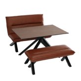 ダイニング3点セット 対面3点セット 小 120テーブル 120ベンチチェア 120チェア 3点セット ダイニング ベンチ ベンチチェア 北欧 ヴィンテージおしゃれ 長椅子 ダイニングチェア 疲れにくい ダイニングセット 食卓3点セット 2人用ダイニング 新生活