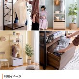 ランドセルラック スリム ハンガーラック クローゼット 木製 ハンガー おしゃれ ラック ワードローブ スチール 北欧 キッズ 棚 洋服 収納 シェルフ 収納棚 子供 モダン 引き出し チェスト タンス クローゼットハンガー コートハンガー 入学祝い 新生活