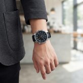 箱なし カシオ 腕時計 メンズ CASIO アナデジ ブラック シルバー 10年電池 50m防水 大きめ スポーツ ラバーベルト 海外モデル 逆輸入 ストップウォッチ タイマー アラーム LEDライト 誕生日 プレゼント ギフト 成人 卒業 入学