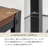 ヴィンテージ風 テーブル センターテーブル 幅75cm 食卓 デスクリビングテーブル キャスター付き 可動式 ブルックリンスタイル ミドルタイプ 木目 ブラウン 収納 家具 棚 収納棚 おしゃれ シンプル リビング収納 寝室 新生活