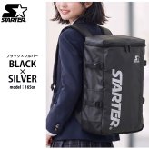 STARTER スターター リュック 大容量 30L ボックス型 バックパック 通学 通勤 PC収納 B4 A4 撥水 スクエア メンズ レディース スポーティー カジュアル 部活 部活用 スポーツ 部活リュック 高校生 大学生 学生 SCG-6802 2026FW