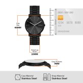 スカーゲン SKAGEN 腕時計 メンズ 三針 SIGNATUR ブラック  SKW6952【2026 新作】