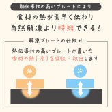 解凍プレート 急速解凍 カクセー 急速解凍アルミプレート リフトアップホルダー付き 最大約9倍 アルミプレート 自然解凍 電気不要 水不要 肉 魚 冷凍食品 食品解凍 粗熱取り 冷凍プレート 時短調理 薄型 キッチン便利グッズ 新生活 敬老の日 プレゼント ギフト