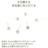 シンプルな一粒ラインストーン樹脂ピアス【金属アレルギー対応】【全品1個ずつバラ売り】 （ピアス お試し バラ売り シリコン クリア ミニ プチ） プレゼント