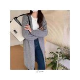 ロングカーディガン 通販 レディース長袖 ロング丈カーディガン マキシ丈カーディガン フルレングス マキシカーディガン ニットカーディガン オフィスアウター カジュアル羽織り スリムフィット 冷房対策 オフィス 無地シンプル 春秋アウター カジュアル シンプル