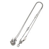 スワロフスキー SWAROVSKI ネックレス Swan ミックスカット 5732412 スワン ペンダント アクセサリー レディース シルバー+ホワイト 海外正規品