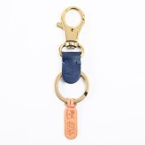 イルビゾンテ キーリング キーホルダー メンズ レディース バケッタレザー 本革 ネイビー C0551 P 866 SKH016PG0020BL137