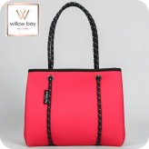 ウィローベイ トートバッグ レディース ブランド WILLOWBAY デイドリーマーウィズジップクロージャーミニ マザーズバッグ  FUCHSIA PINK