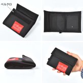 マンハッタンポーテージ 財布 Manhattan Portage メンズ レディース 二つ折り財布 撥水 カードポケット 札入れ レシート 小銭入れ 小さめ コンパクト 2つ折り財布 ウォレット おしゃれ シンプル 男子 高校生 中学生 誕生日 プレゼント ブランド Park Avenue Wallet MP1013