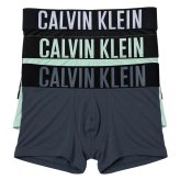 カルバンクライン Calvin Klein(CK) ボクサーパンツ トランク インテンスパワー 3枚組 セット 前閉じ コットン ロゴ 下着 NB3608A ZDB メンズ ブラック+グレー+ブルー
